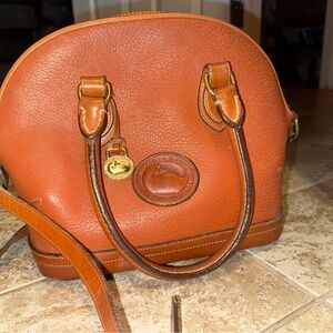 Dooney & Bourke Tan Leather Satchel